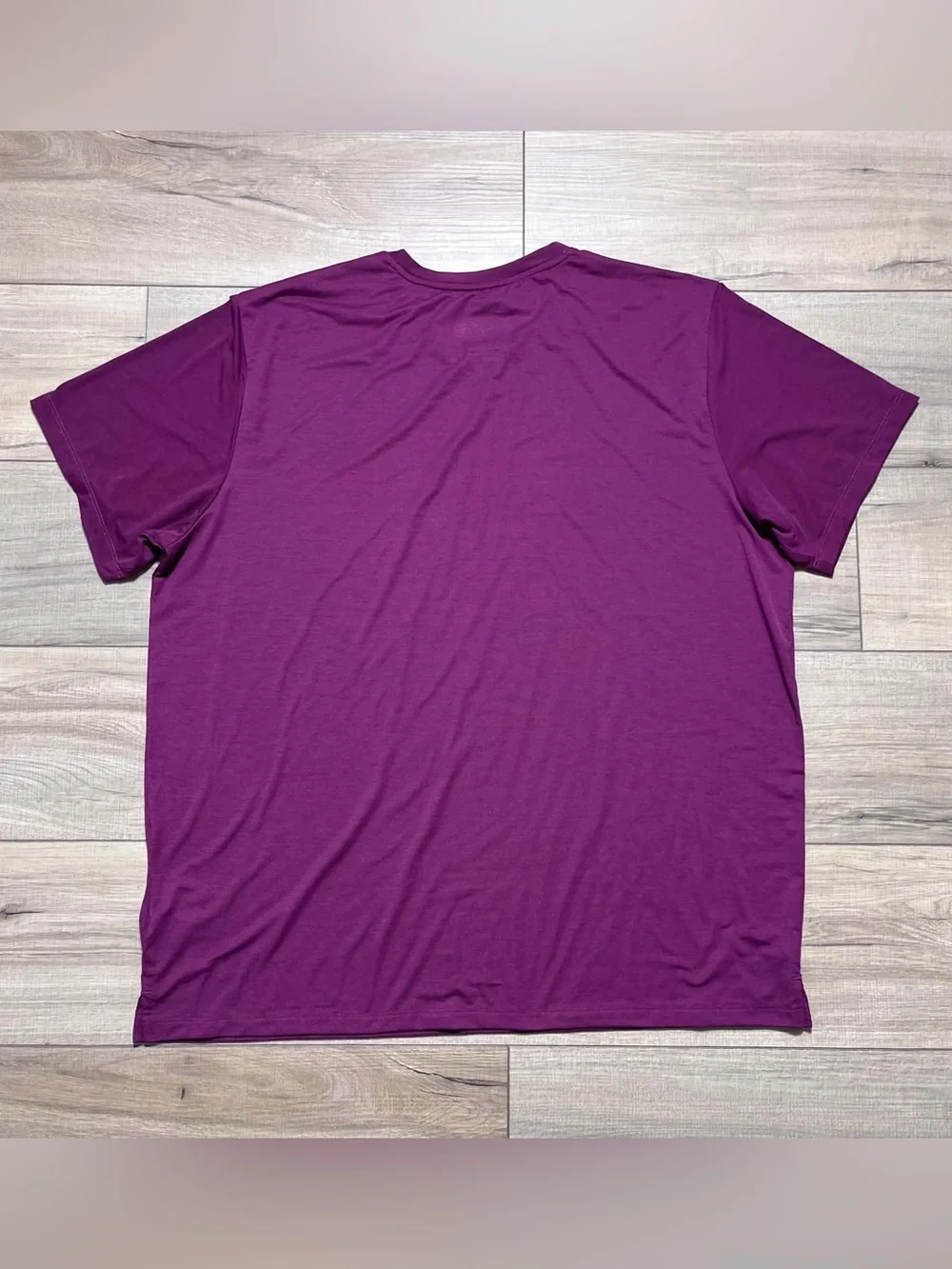 The North Face Mens Short Sleeve Crew Neck T-Shirt Size XL Wine